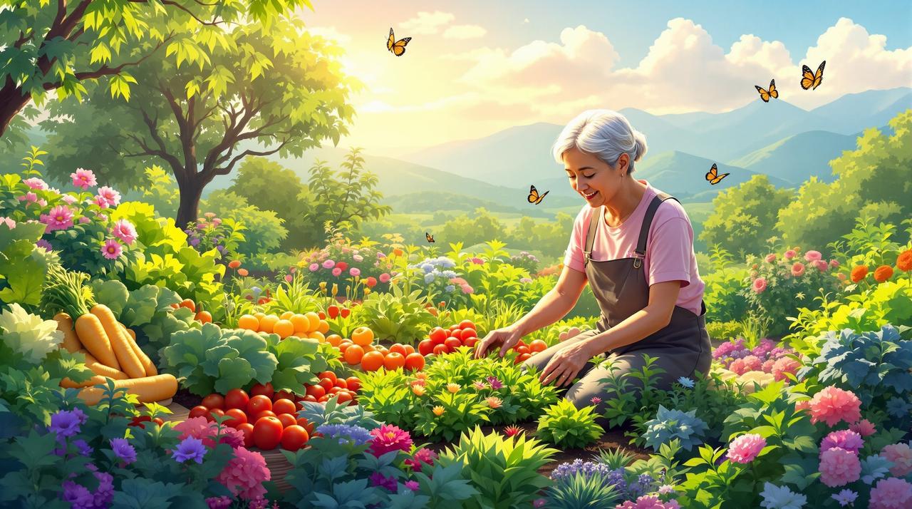日本短剧奶奶的菜园 日本短剧治愈动画作品《奶奶的菜园》 - 乡村生活